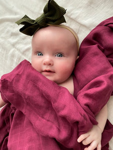 Plum Swaddle