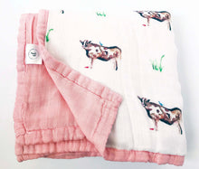 Load image into Gallery viewer, Pink Cow Quilt