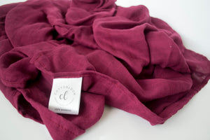 Plum Swaddle